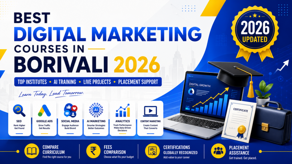 Best Digital Marketing Courses in Borivali 2026 with Placement